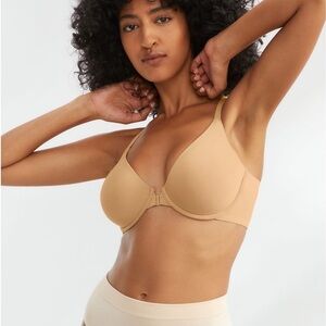 Natori Smooth Confort Front Close Bra in Nude Sz 32B